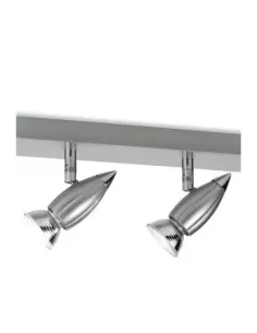 Pan pfb367 artic spot gu10 2x7w 3000k gris//cromo